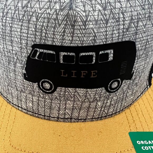 Prana Journeyman Trucker Birch Van Run Multicolor Cap Hat Unisex Adult Yellow - Picture 2 of 11